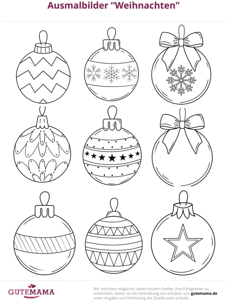 malvorlage-weihnachtskugeln-ausmalbilder