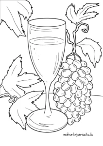 malvorlage-wein-und-weintrauben