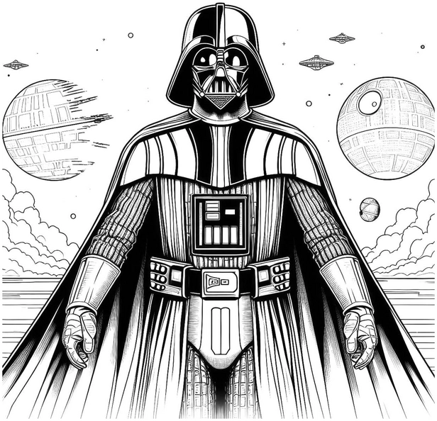 malvorlage-weltall-science-fiction-figur