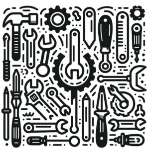 malvorlage-werkzeuge-ausmalbild-fuer-kreative-koepfe