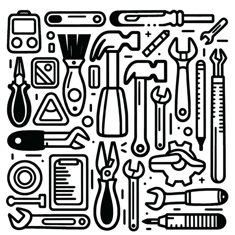 malvorlage-werkzeuge-ausmalen-fuer-kinder