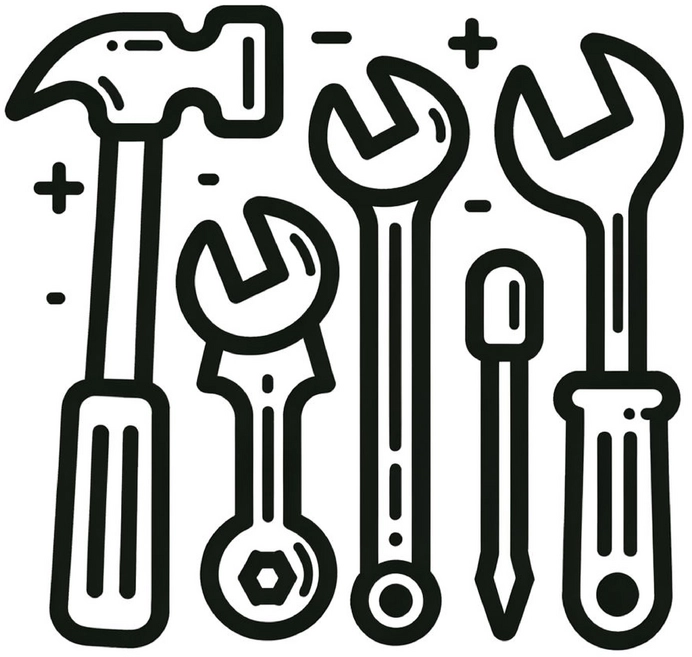 malvorlage-werkzeuge-ausmalen-fuer-kreative-bastler