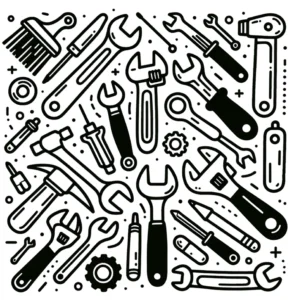 malvorlage-werkzeuge-zum-ausmalen