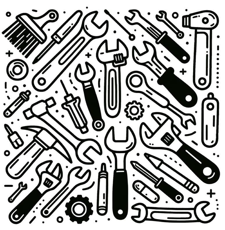 malvorlage-werkzeuge-zum-ausmalen