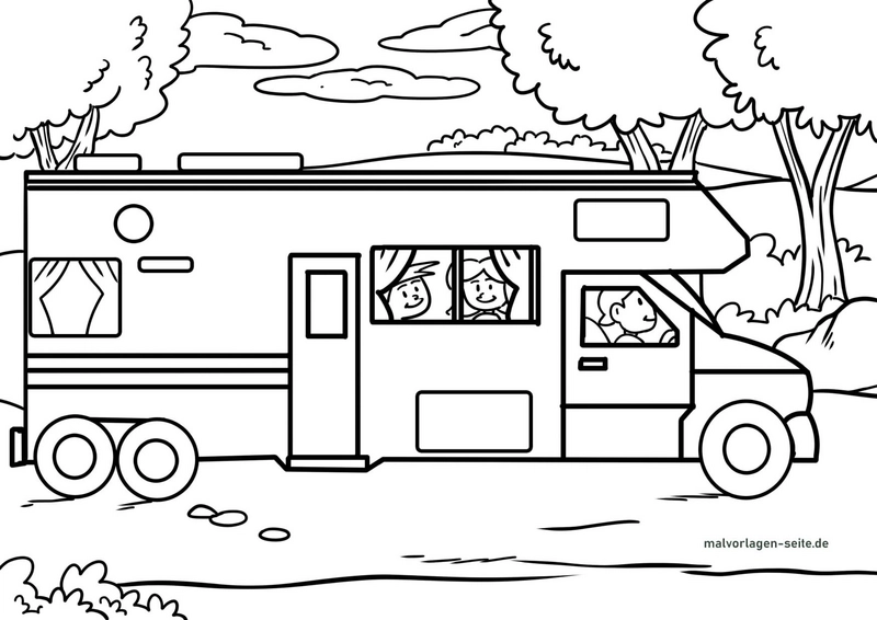 malvorlage-wohnmobil-in-der-natur