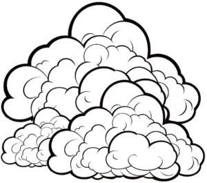 malvorlage-wolken-ausmalbild