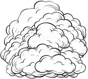 malvorlage-wolkenformation-ausmalbild