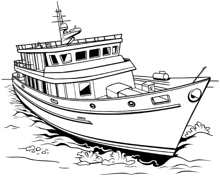 malvorlage-yacht-auf-wellen-mit-details