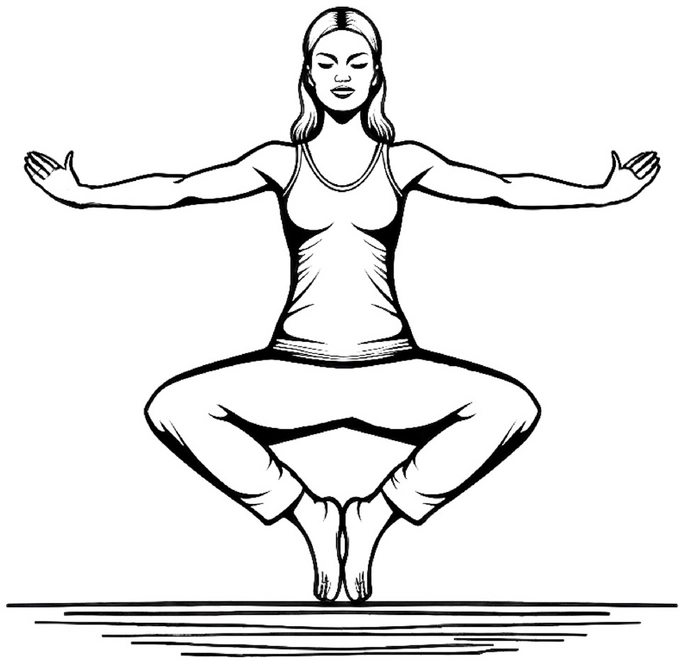 malvorlage-yoga-positur-balance-kreativitaet