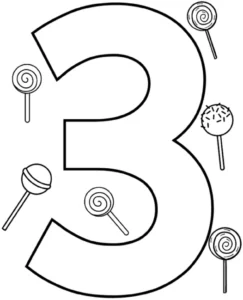malvorlage-zahl-3-mit-lutschern