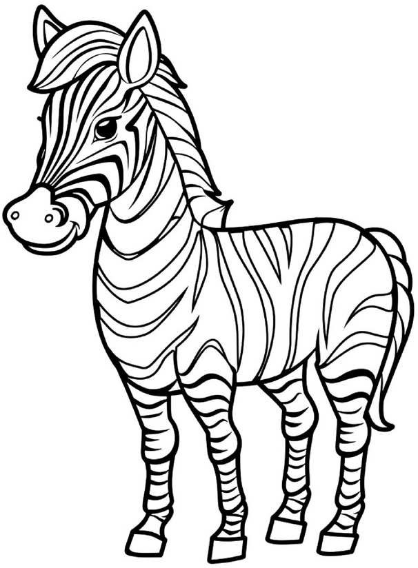 malvorlage-zebra-fuer-kinder