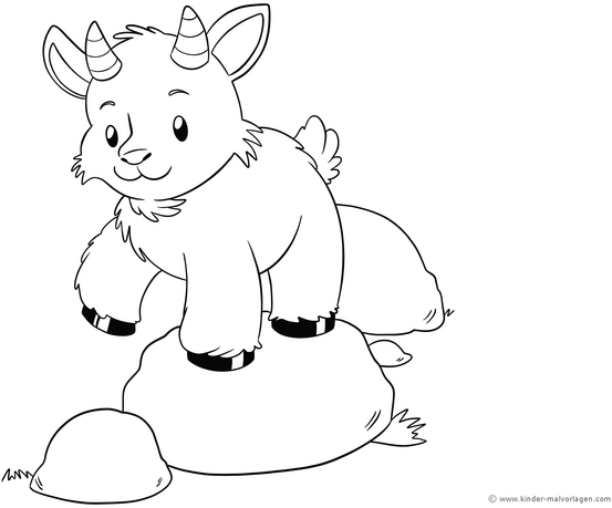 malvorlage-zicklein-auf-steinen