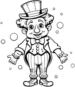 malvorlage-zirkus-clown-seifenblasen