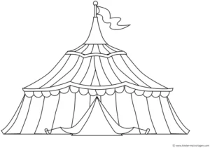 malvorlage-zirkuszelt-fuer-kreative-ausmalstunden