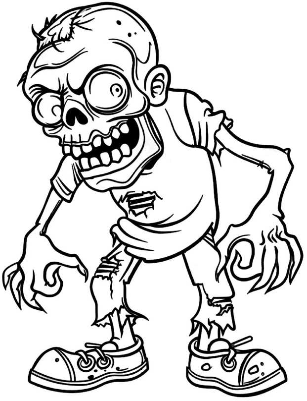 malvorlage-zombie-comic-ausmalbild