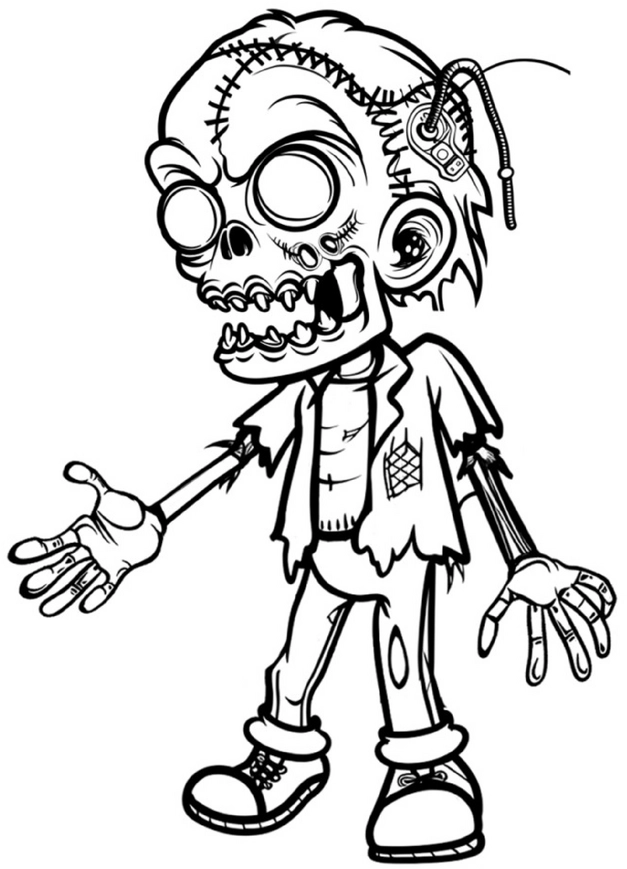 malvorlage-zombie-mit-einzigartigem-design