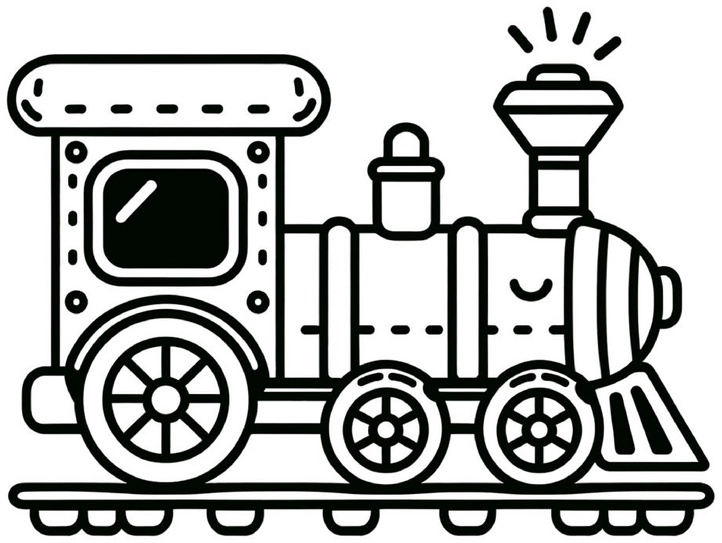 malvorlage-zug-mit-klaren-formen-und-spannenden-details