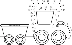 malvorlage-zug-waggons-ausmalen
