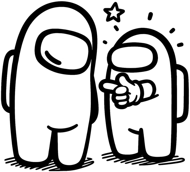 malvorlage-zwei-cartoon-charaktere-interaktive-elemente