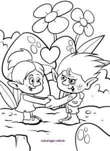malvorlage-zwei-figuren-in-einer-fantasiewelt
