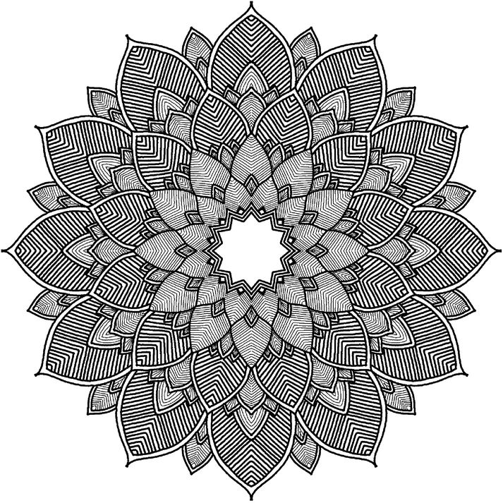 mandala-bluetenblaetter-ausmalvorlage