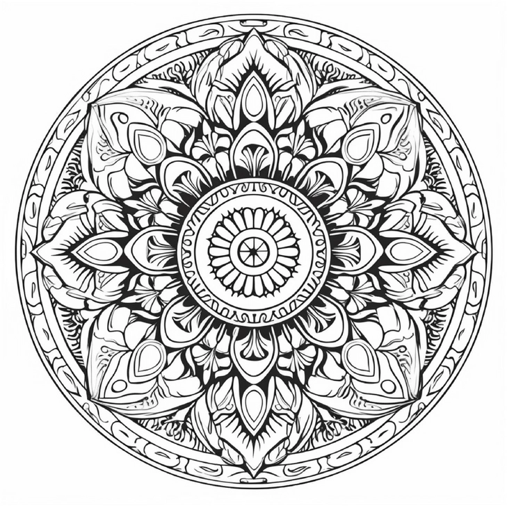 mandala-kunst-blumen-und-geometrische-muster