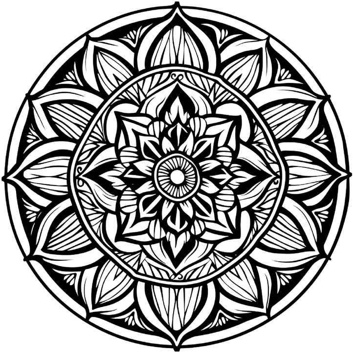mandala-mit-blumen-und-blaettern-zum-ausmalen