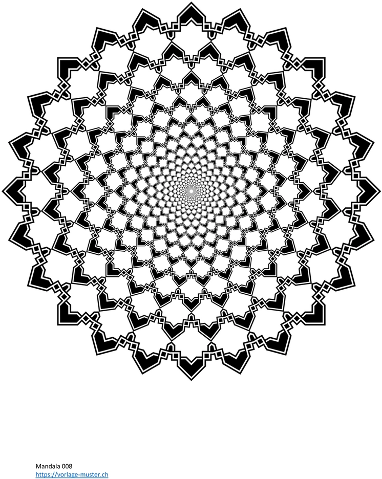 mandala-muster-komplexe-geometrische-gestaltung