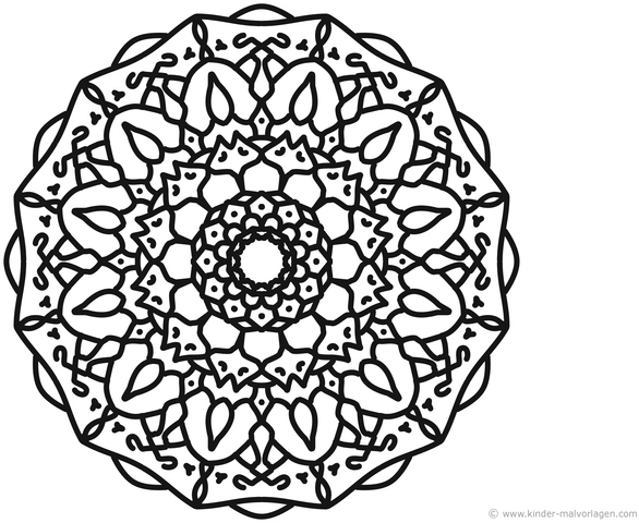 mandala-symmetrische-muster-ausmalvorlage