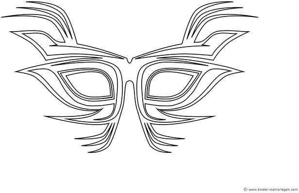 maske-mit-geschwungenen-linien-und-formen