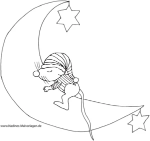 maus-auf-mond-mit-sternen