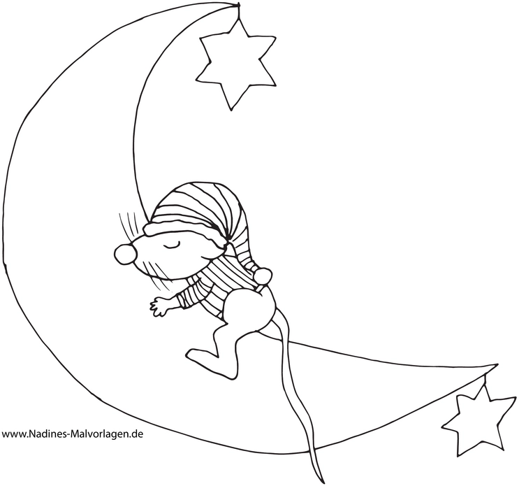 maus-auf-mond-mit-sternen
