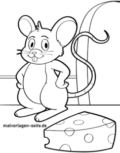 maus-mit-kaese-ausmalvorlage
