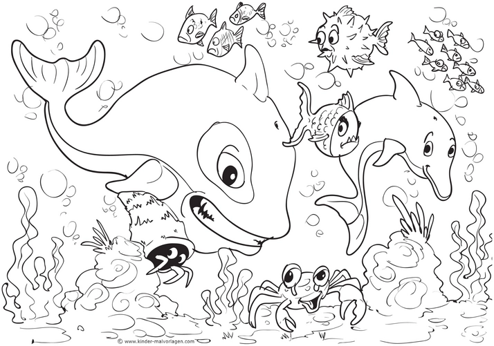 meeresbewohner-mit-walen-und-fischen