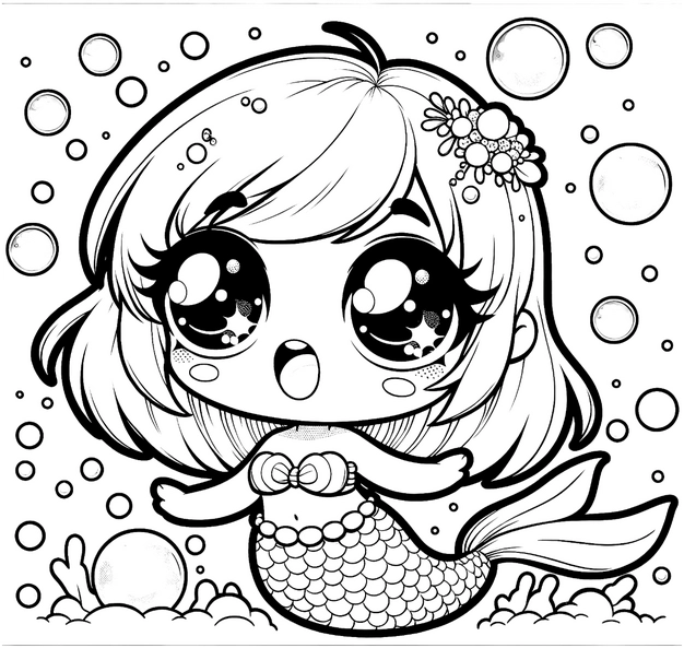 meerjungfrau-bubbles-kreativ-ausmalen