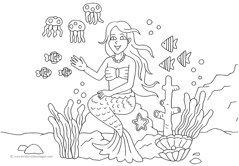 meerjungfrau-fische-quallen