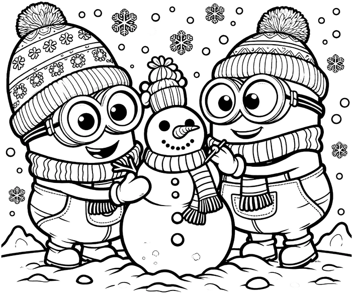 minions-schnemann-bauen-im-winter