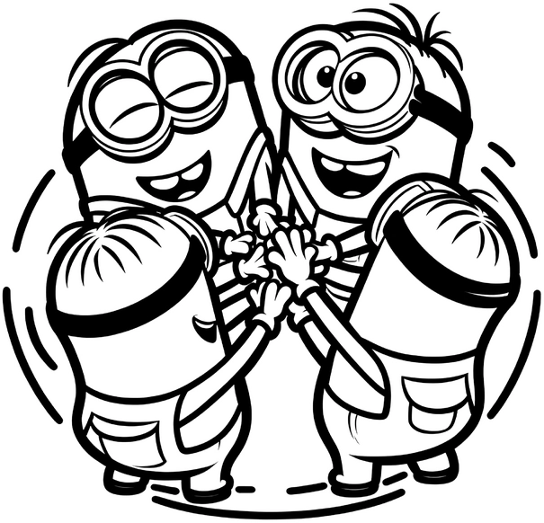 minions-teamgeist-ausmalbild