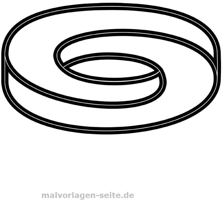 mobius-streifen-ausmalvorlage