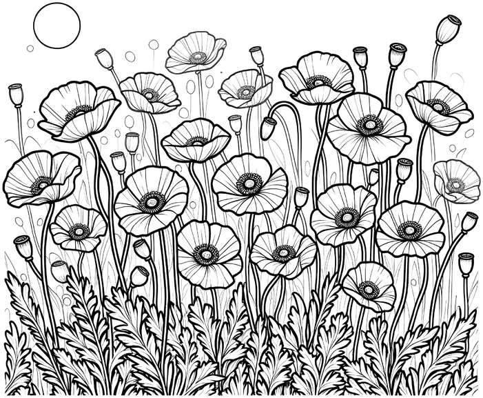 mohnblumen-ausmalvorlage-fuer-kreative-stunden