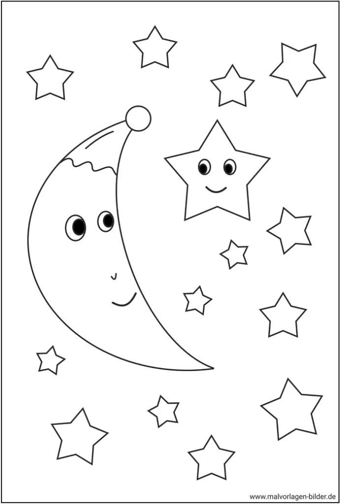 mond-und-sterne-ausmalvorlage-zum-ausdrucken