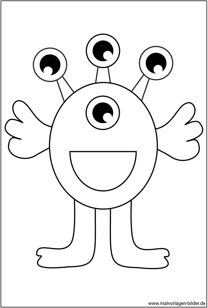 monster-mit-vielen-augen-ausmalbild