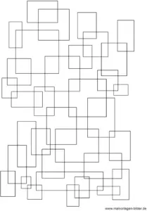 mosaik-muster-malvorlage