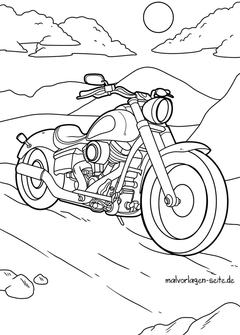 motorrad-in-malerischer-landschaft
