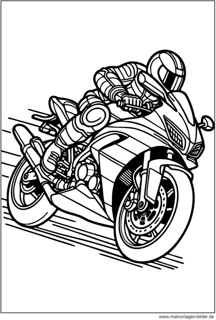 motorradfahrer-ausmalvorlage