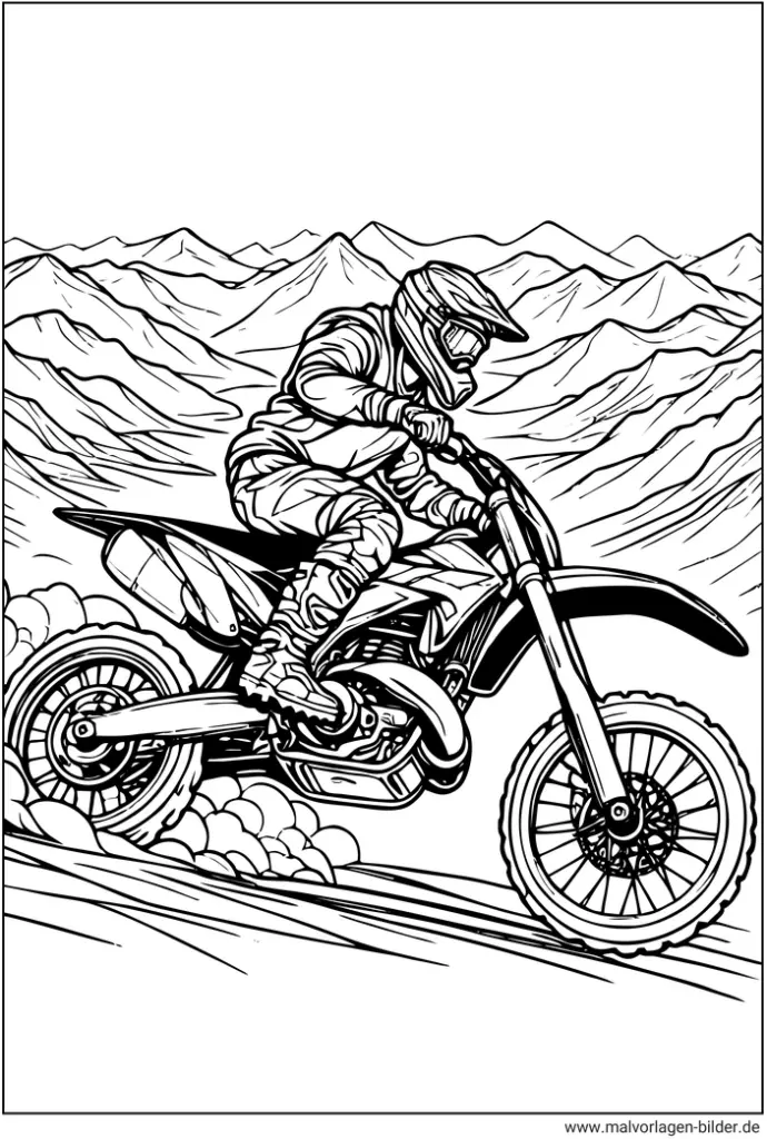 motorradfahrer-im-gelände-ausmalbild