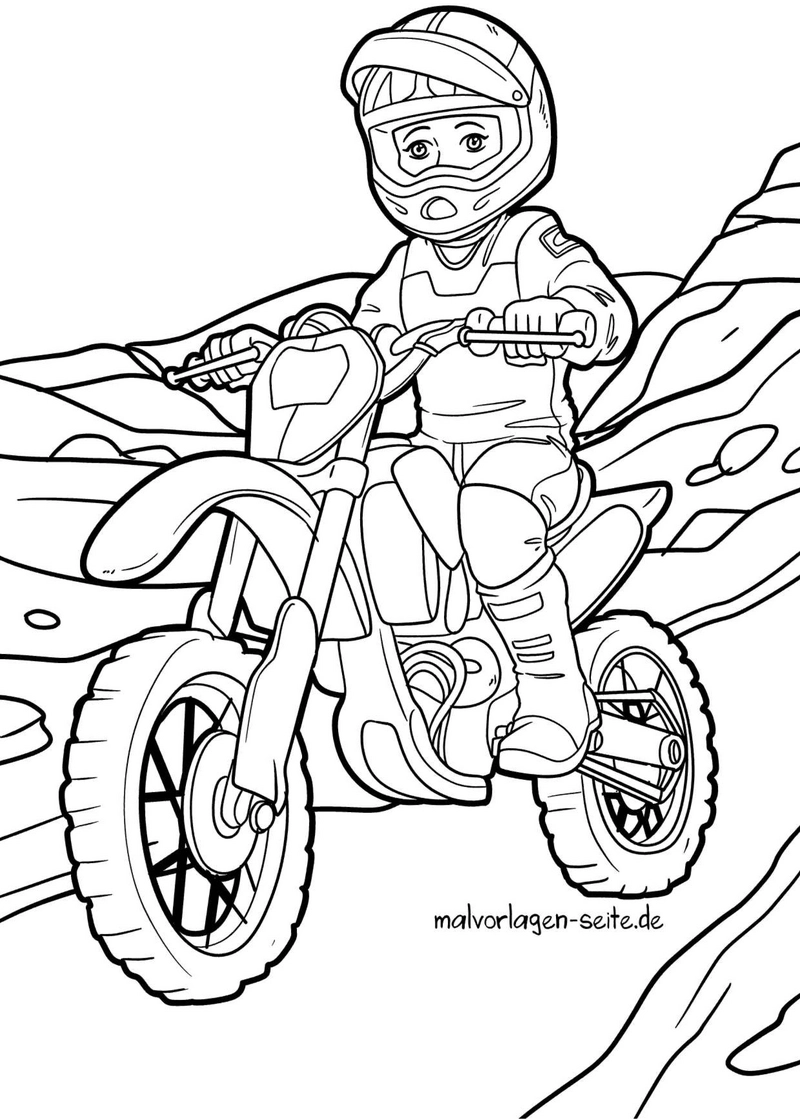 motorradfahrer-in-aktion-ausmalvorlage