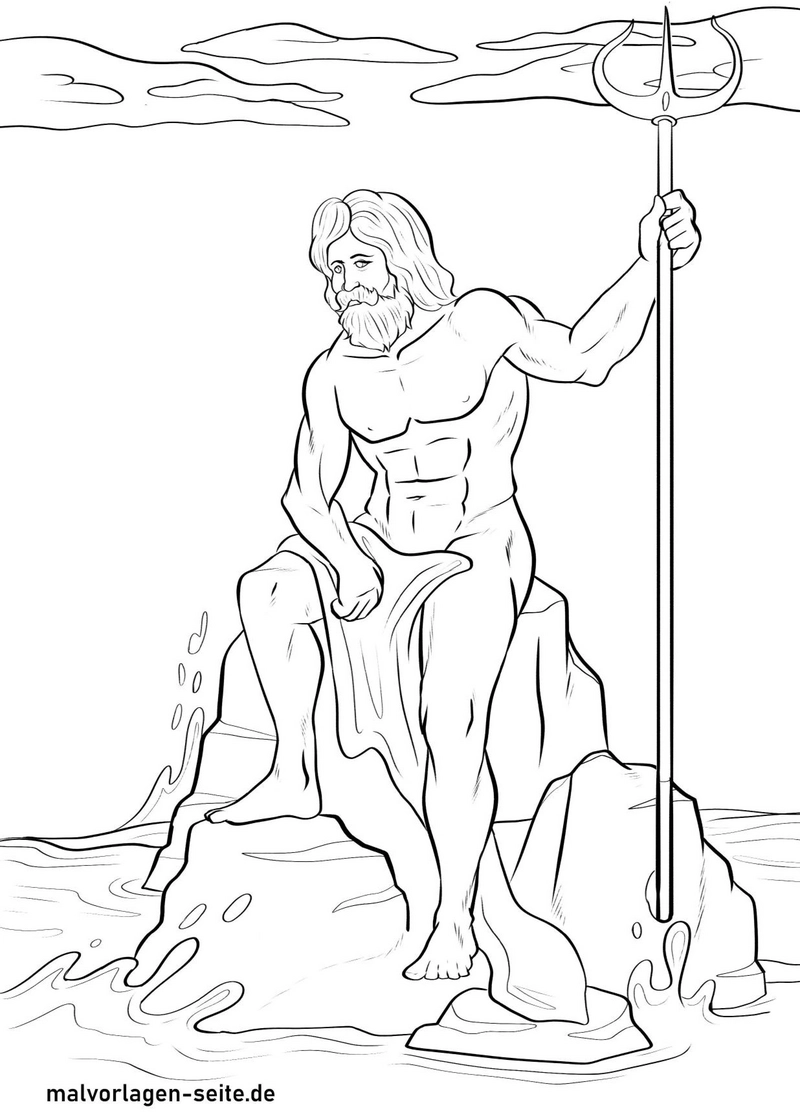 mythische-wasserfigur-auf-felsen