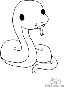 niedliche-schlange-ausmalvorlage