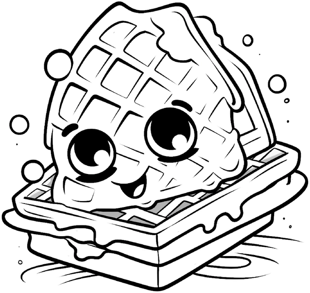 niedliche-waffel-zum-ausmalen